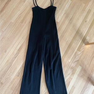 Black Wide-Leg Jumpsuit